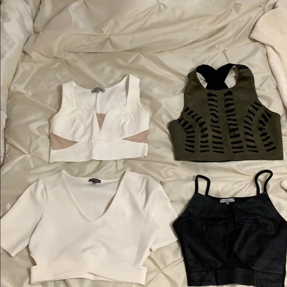 4 crop tops